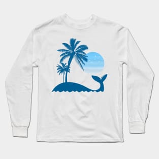 Whale Island Long Sleeve T-Shirt